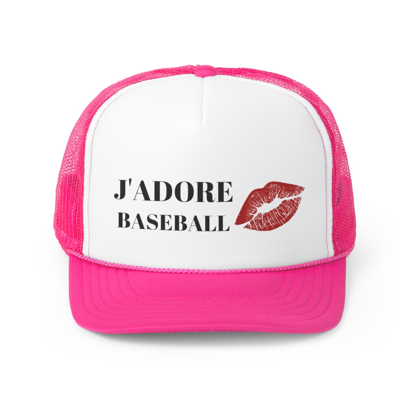 J'Adore Baseball Trucker Caps