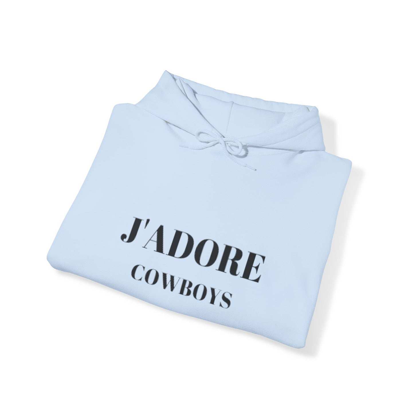 J'adore Cowboys : Unisex Heavy Blend™ Hooded Sweatshirt