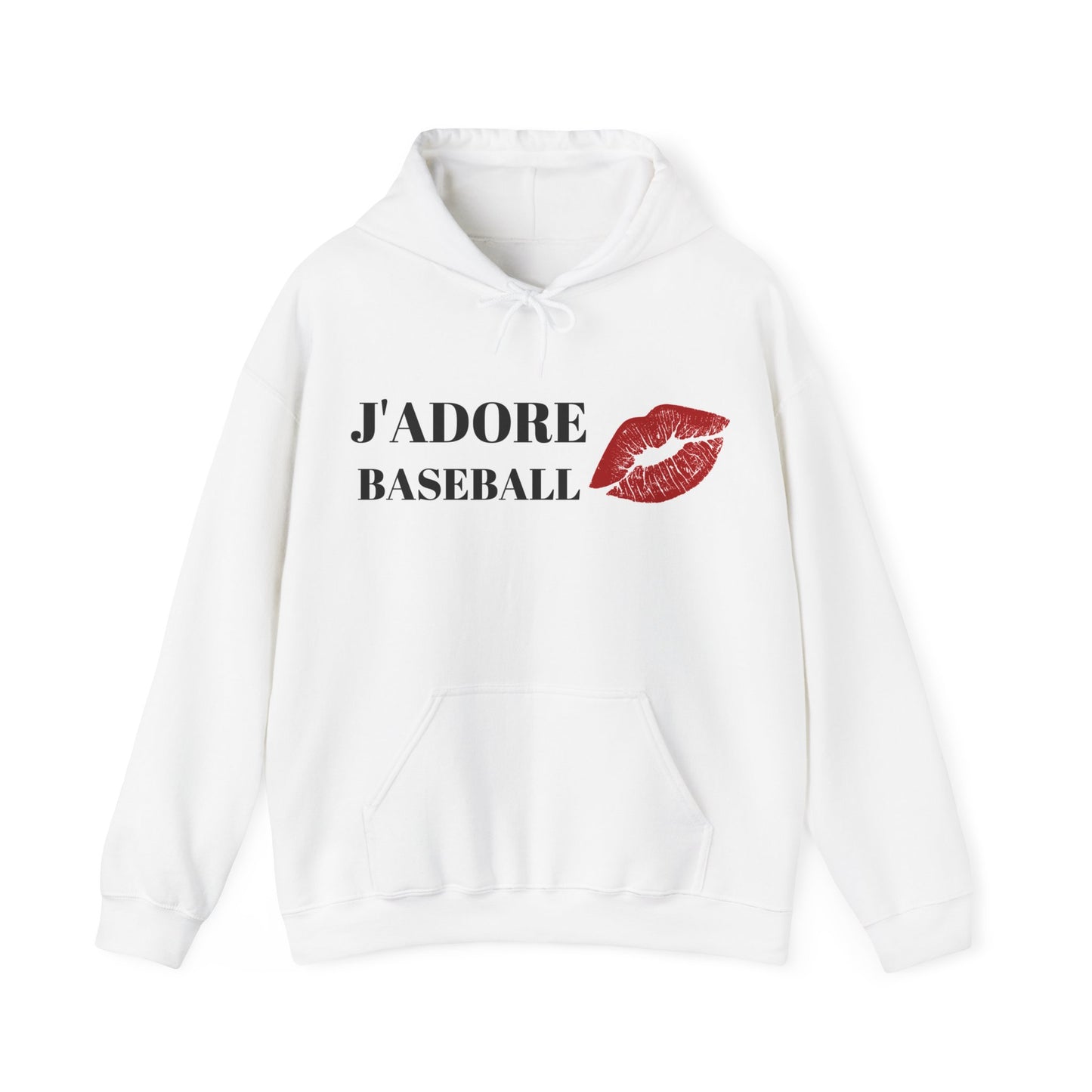 J'Adore Baseball Hoodie Unisex Heavy Blend™ Hooded Sweatshirt