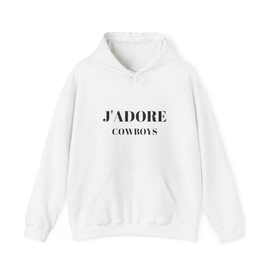 J'adore Cowboys : Unisex Heavy Blend™ Hooded Sweatshirt